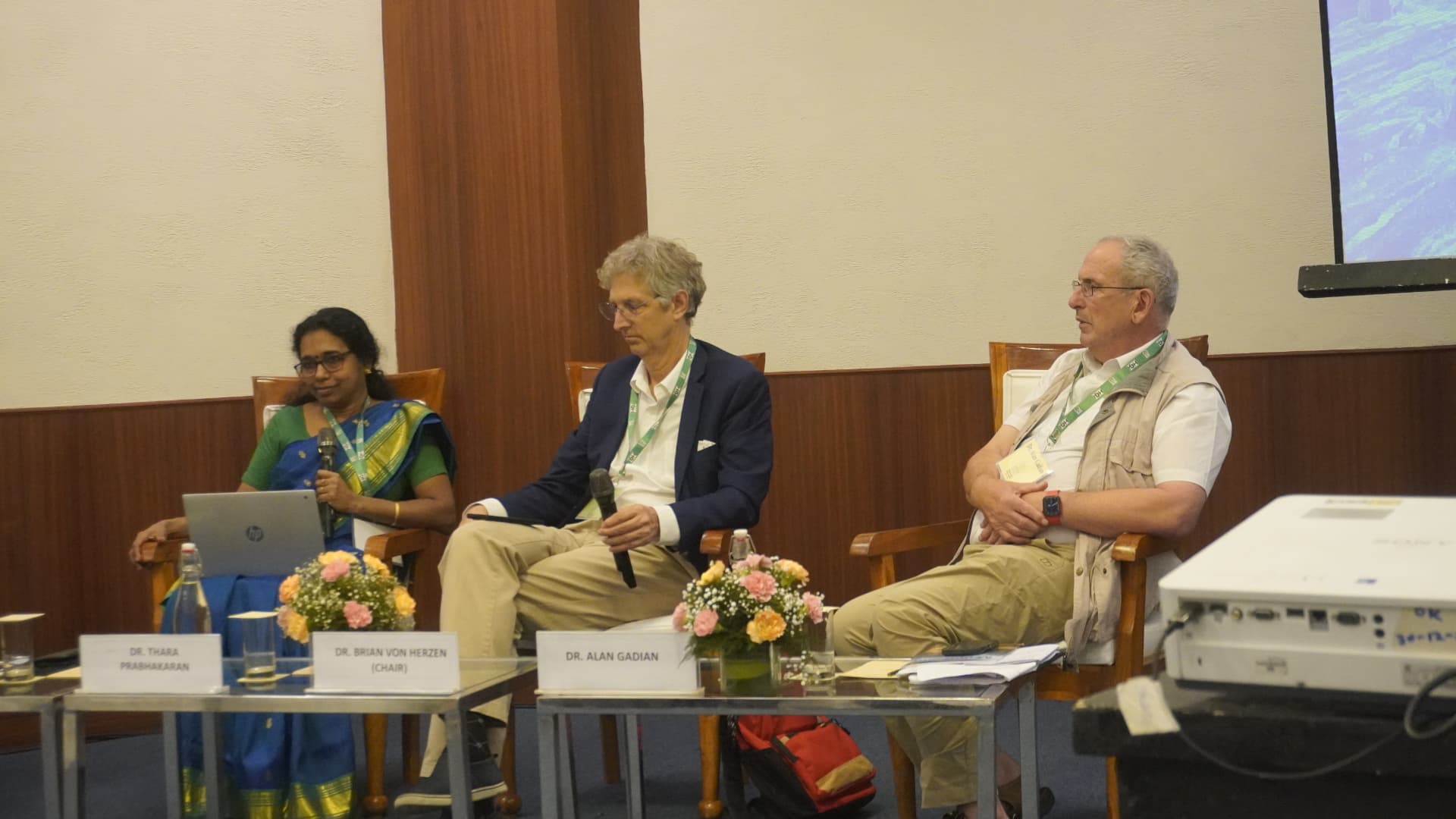 Panel discussion at the India Climate Cooling Summit 2026 with Dr. Thara Prabhakaran, Dr. Brian Von Herzen and Dr. Alan Gadian