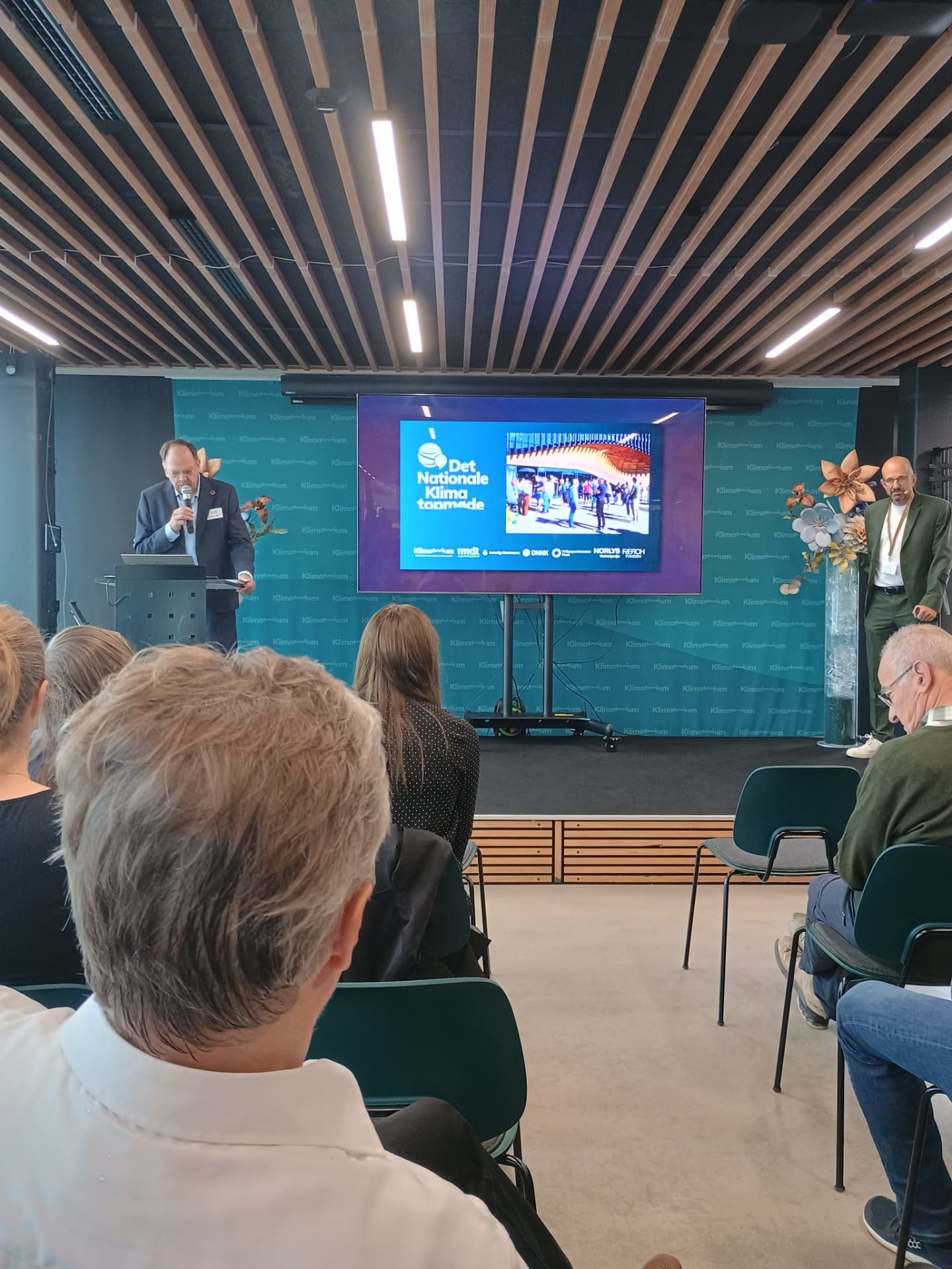 A presentation on climate adaptation at Denmark's National Climate Summit 2026